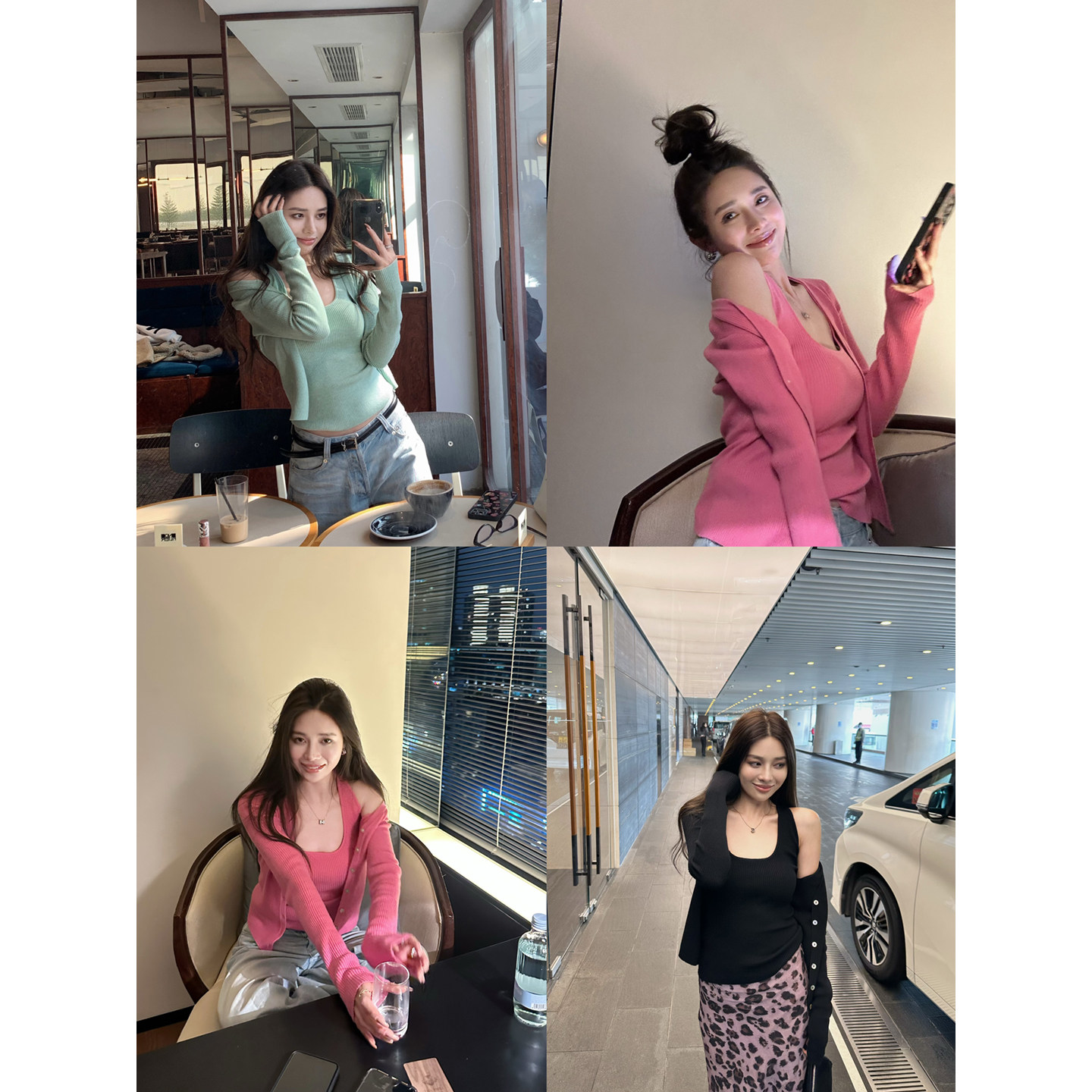 NanaByNana【春日来信】少女感羊毛针织开衫女春季显白背心两件套,女装/女士精品,时尚套装,淘宝优惠券,粉丝福利购,淘宝优惠卷