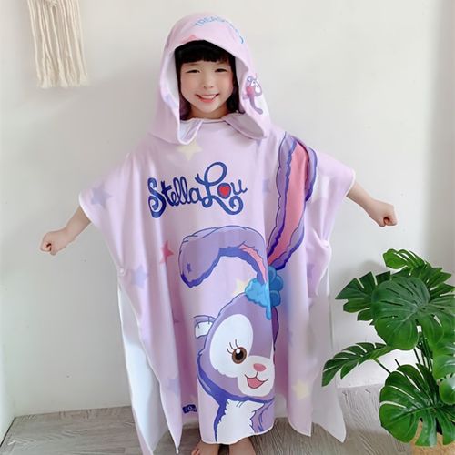 浴巾儿童游泳防风保暖芭蕾兔浴袍