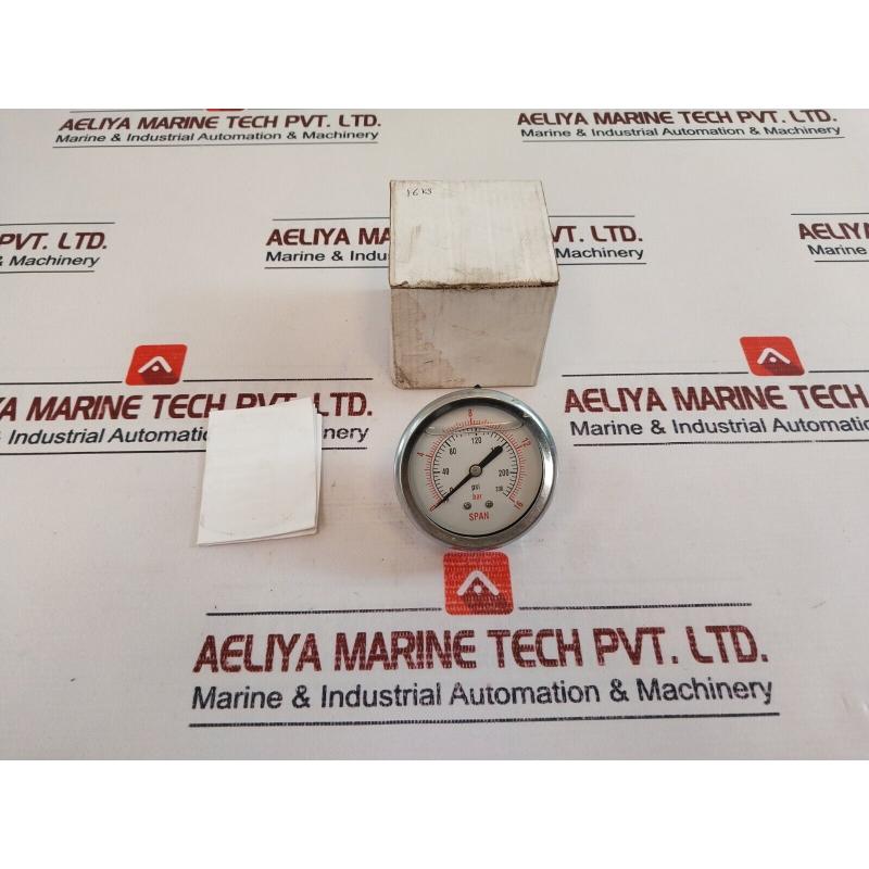 原装供应Span Hitek Pgs 压力表 0-230 Psi