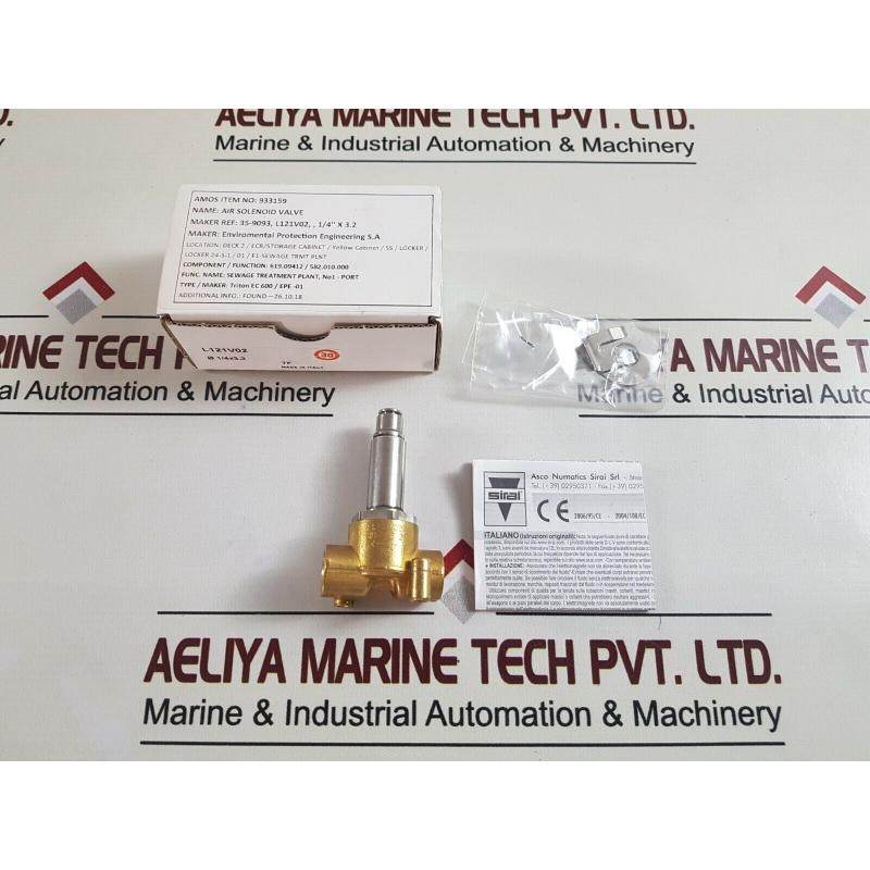 原装供应Sirai l121v02空气电磁阀