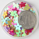 Блестки для ногтей, аксессуары ручной работы, аксессуар, в цветочек, 10мм