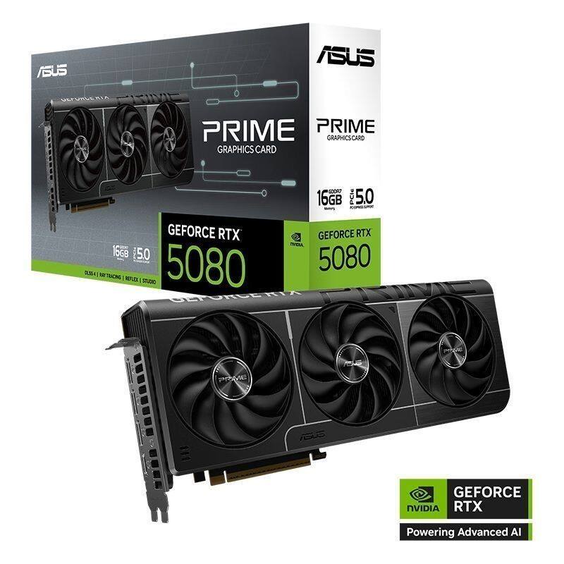 全新未拆封华硕 PRIME RTX5080 O16G 大师OC电竞游戏显卡海外正品