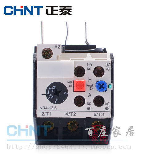 正泰热过载继电器NR4(JRS2)-12.5/Z 1.6/2.5/4/6.3/10/12.5配CJX1