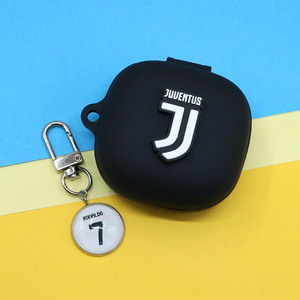 适用QCY T13 X蓝牙耳机保护套MeloBuds ANC N30 AilyBuds E20/E10足球标利物浦皇马阿森纳切尔西挂饰硅胶软壳