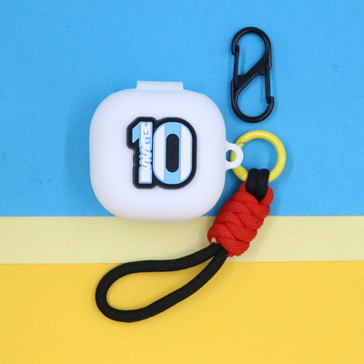 适用索尼LinkBuds Open/Fit/Clip音扣耳夹式蓝牙耳机保护套潮酷个性足球明星梅西10号C罗7号手绳挂饰硅胶软壳