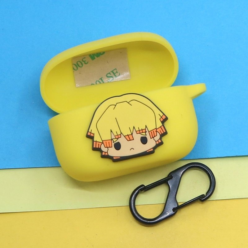 适用SONY索尼LinkBuds S降噪蓝牙耳机保护套WF1000XM5潮酷萌动漫卡通鬼灭之刃炭治郎善逸XM5硅胶软壳