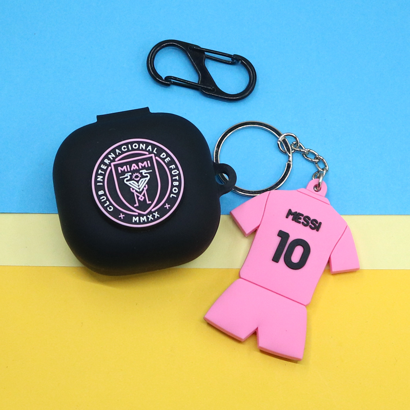 适用JBL LIVE PRO+2蓝牙耳机保护套Free2切尔西恩佐皇马贝林厄哈兰德凯恩C罗梅西挂饰W300/c260TWS硅胶软壳