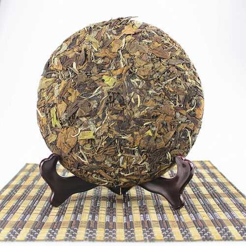 福鼎白茶饼 收藏2016年高山野生老白茶饼陈香老寿眉贡350g眉茶叶 - 封面