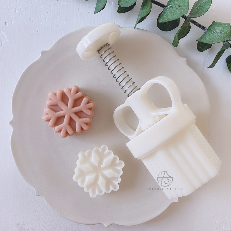 新品韩式雪花冰皮绿豆糕月饼模具