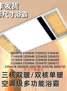 318X320X328X325X330X333X350等集成吊顶多风暖浴霸卫生间暖风机