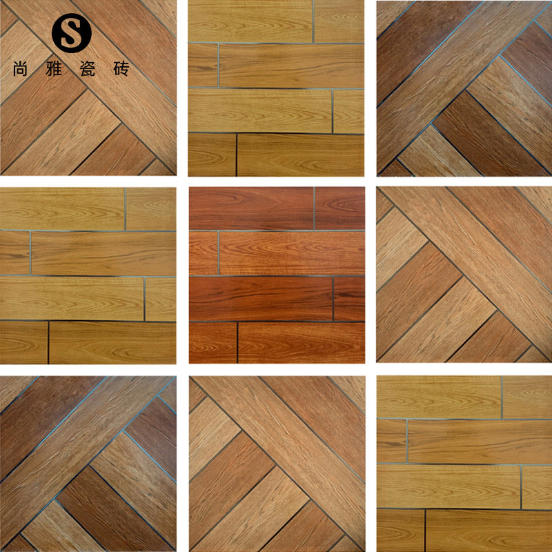 仿古砖500x500仿木纹瓷砖厨房卫生间客厅餐厅卧室复古地砖防滑砖