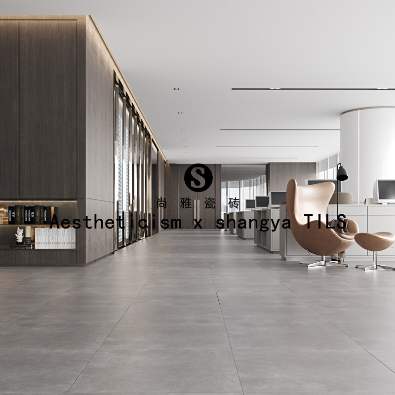 复古瓷砖水泥砖600x600客厅防滑仿古砖灰色地砖墙砖卫生间阳台砖