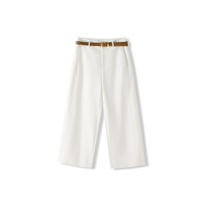 新款阔腿高腰垂感舒适直筒裤-5CK5220-X