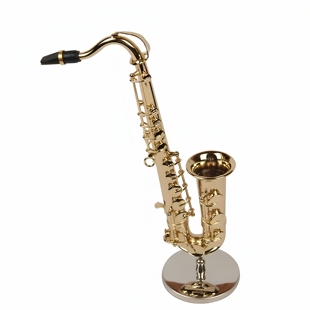 铜质乐器模型摆件萨克斯苏萨风圆号长号小号短号巴立冬长笛架子鼓