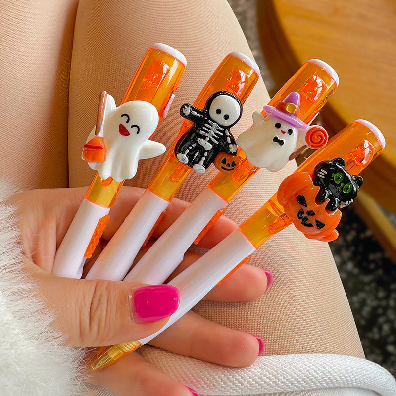 万圣节同款可爱搞怪甜美少女心学生韩版可爱圆珠创意圆珠笔