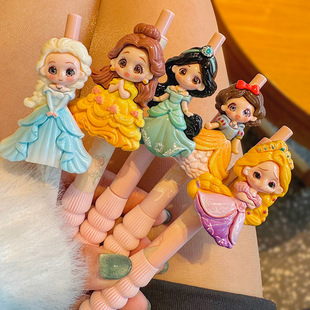 按动笔高颜值手感好女童小学生少女心萌趣小公主网红中性笔