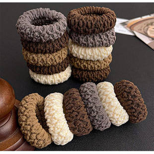 韩版简约百搭高弹力发绳女扎头发皮筋发圈头绳发饰头饰发绳