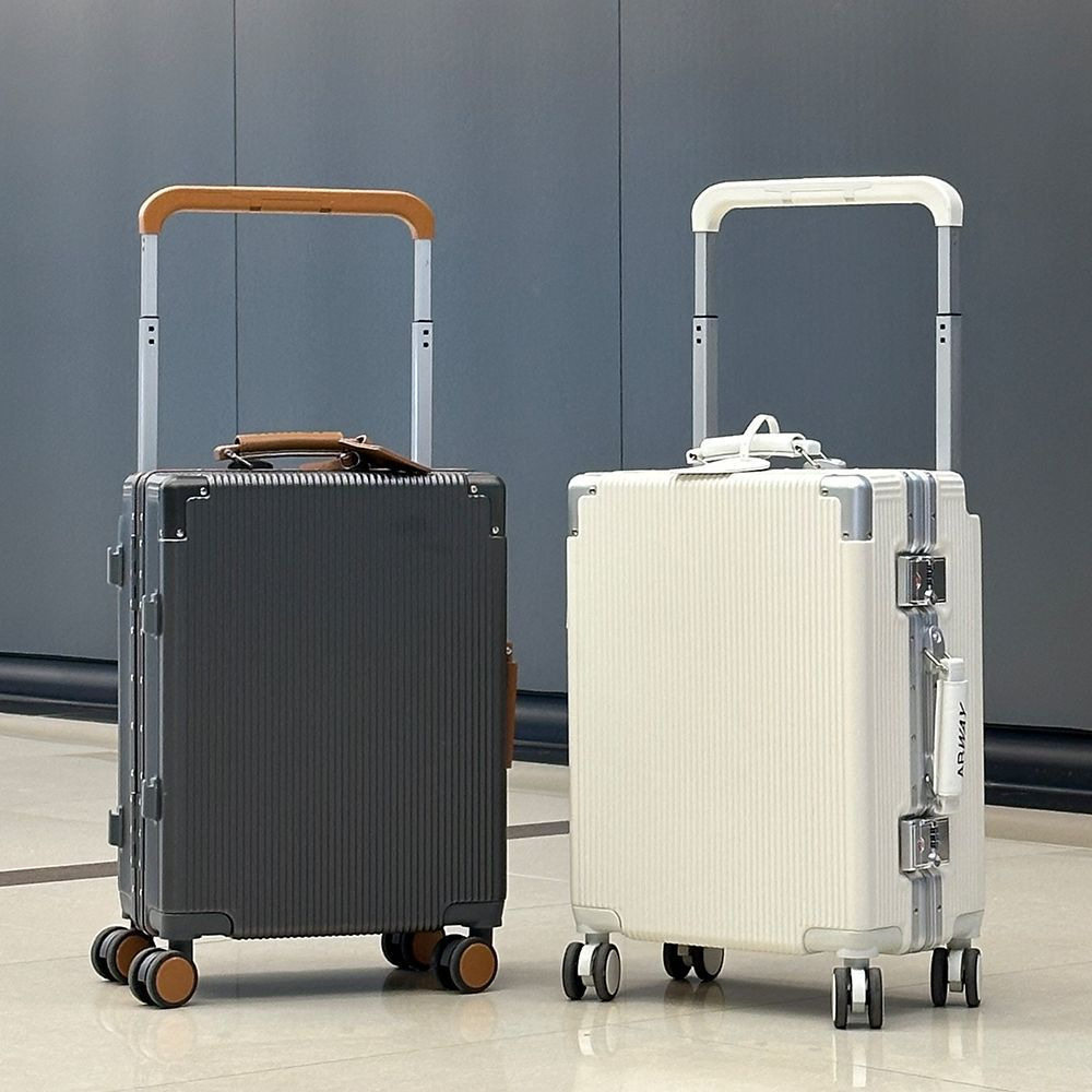 铝框行李箱女20寸密码登机静音万向轮宽拉杆拉杆箱男24寸PC行李箱