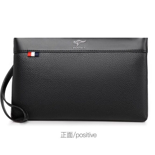 新款男士手拿包商务休闲夹包大容量信封包韩版潮男款拉链