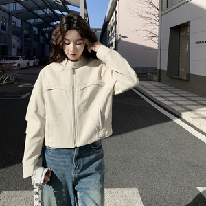 春季新款现货立领皮衣151-1602-P170-K278图片