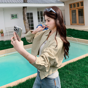 26春季新款蛋白皮衣151-1617-P165-K268，女装皮衣，淑塔可可