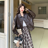 春季新款现货现货皮衣151-1603-P165-K268，女装皮衣，淑塔可可