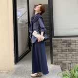【现货】格子衬衫+针织半裙+披肩三件套151-1577-P175-K248，女装套装/套裙，淑塔可可