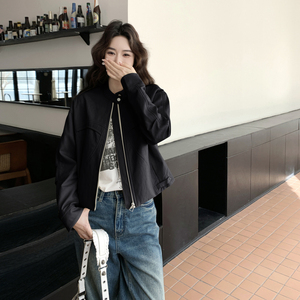 春季新款现货立领皮衣151-1602-P170-K278图片
