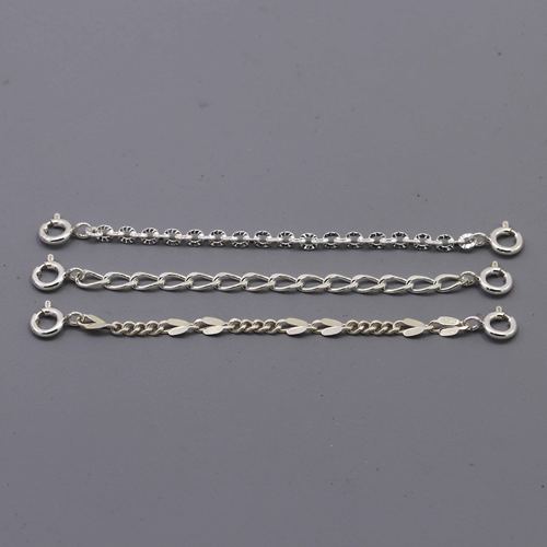 925银链项链延长链新款手链接长