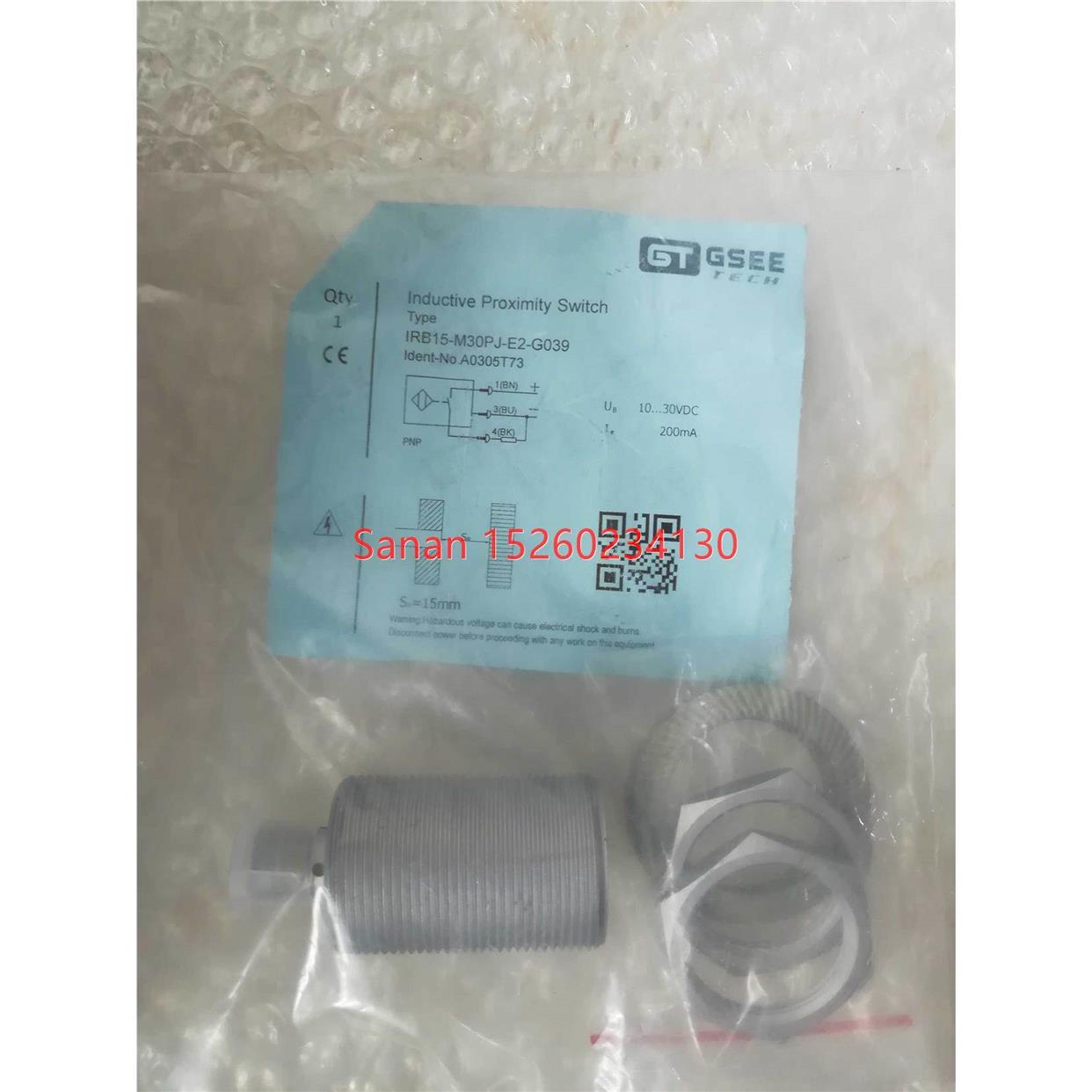 议价GT GSEE吉诺接近开关IRB15-M30PJ-E2-G039号A0305T73