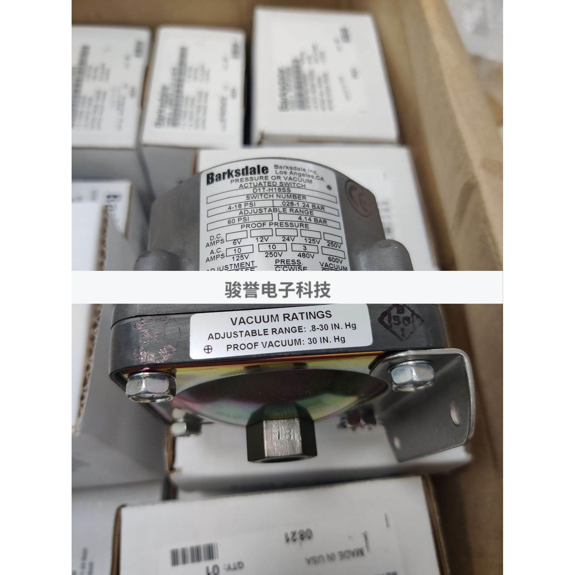 议价DPD1T-M80SS巴士德Barksdale压力开关