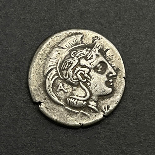 古希腊银币纯银镶嵌饰品复刻古币