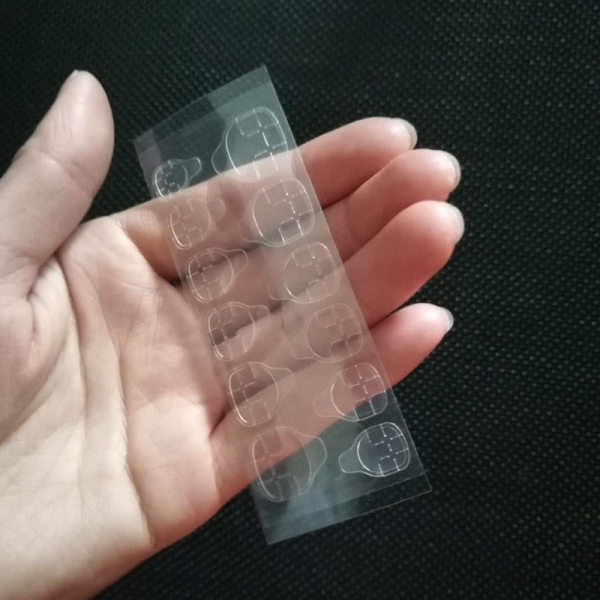 透明穿戴假指甲片胶贴防水双面美甲水晶果冻胶贴专用水晶果冻胶贴