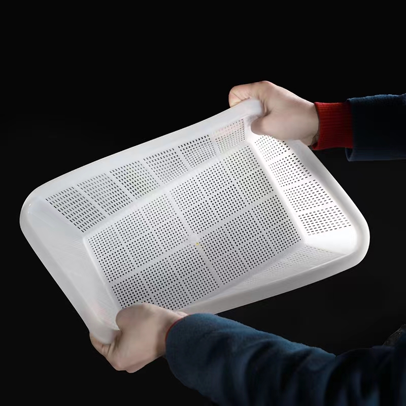 加厚密孔厨房长方形沥水菜筐