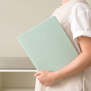 韩国Full高级皮面2026年周计划月循环日程本商务办公A4大记事本子