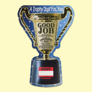 韩国thence奖杯形贺卡套装学习鼓励工作奖励卡恭贺祝贺卡