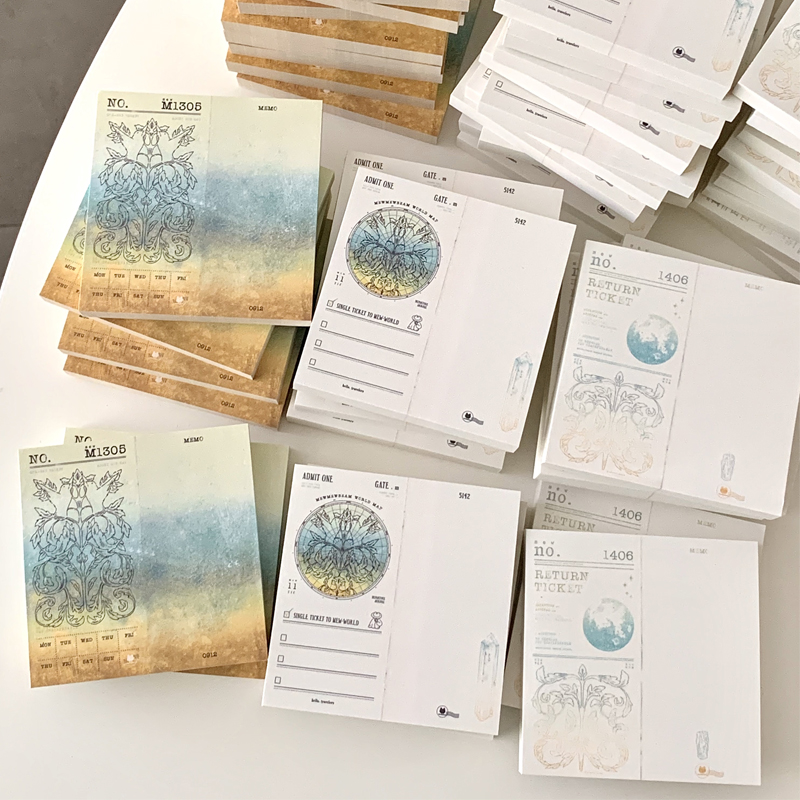 复古可撕拍纸本mewmewbeam便签本