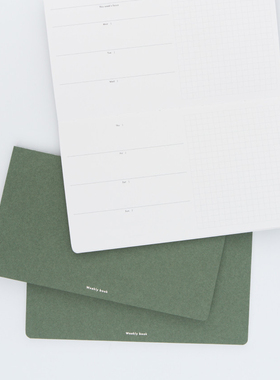 韩国analogue keeper便携万年历月周日计划本日程本记录办公手帐