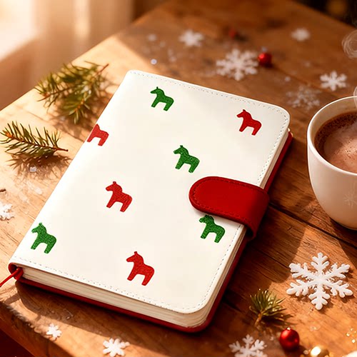 donbook木马2026皮面搭扣日程本