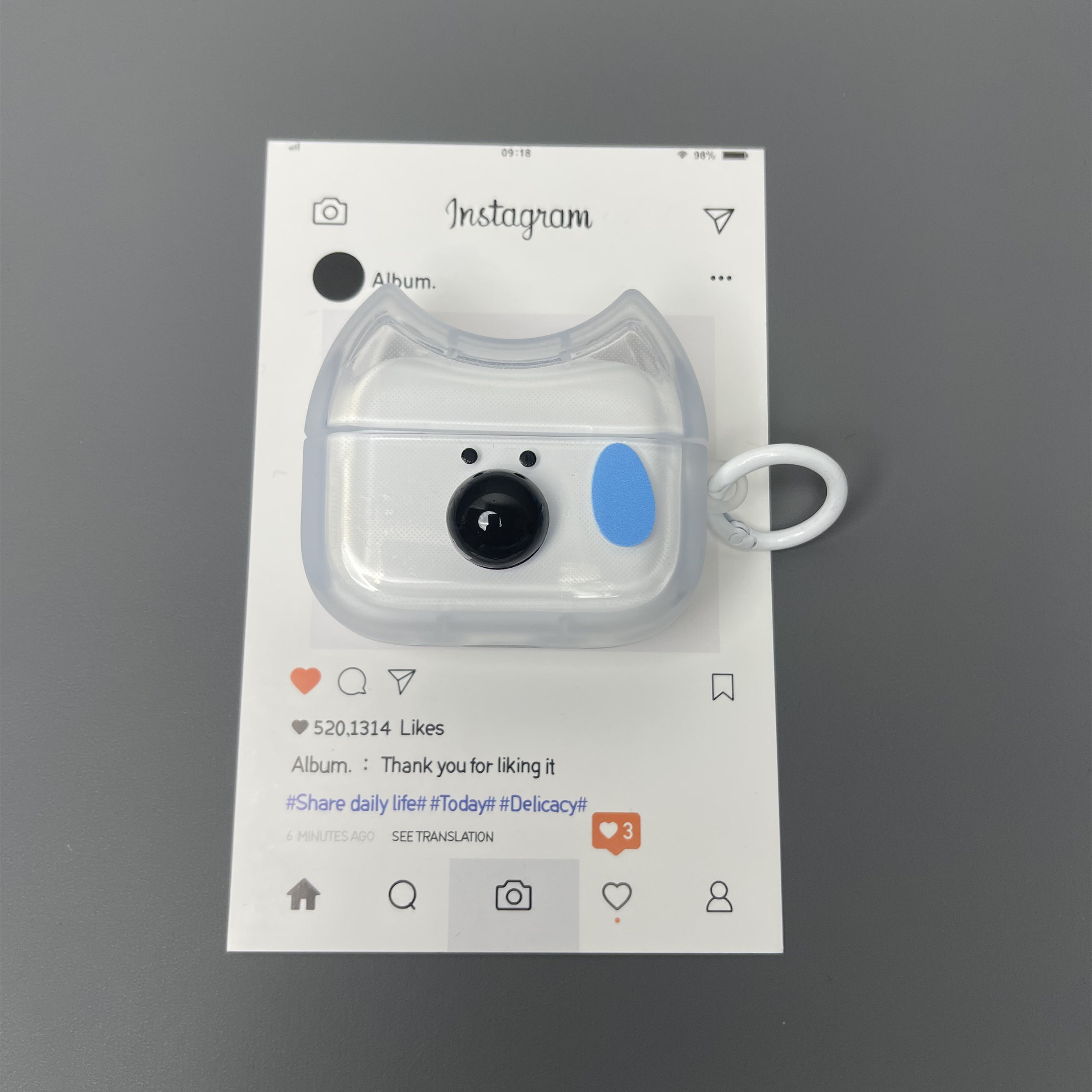 趣味可爱流汗立体小狗鼻子适用airpods pro2耳机套4代无线蓝牙苹果airpods1/2代软壳个性pro3代防摔保护套女