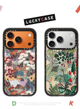 C家联名Sara Boccaccini Meadows繁花秘境适用iphone17手机壳16promax苹果15pro磁吸MagSafe透明14plus