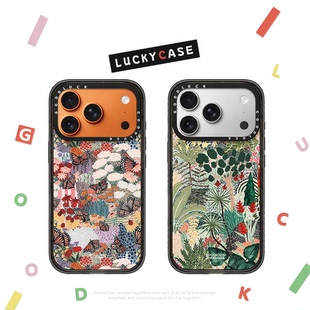 C家联名Sara Boccaccini Meadows繁花秘境适用iphone17手机壳16promax苹果15pro磁吸MagSafe透明14plus