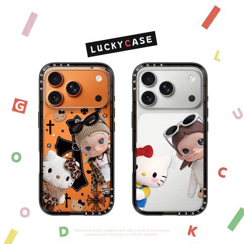 C家豹纹kitty嘎姐zsiga适用iphone17新壳体纤巧手机壳16promax苹果15pro磁吸MagSafe透明14plus甜酷13
