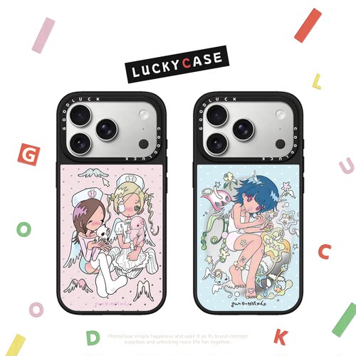 C家联名鸟鸟一系列守护毛绒精灵适用iphone17手机壳16promax苹果18pro镜面MagSafe磁吸15plus/14/13千禧年Y2K