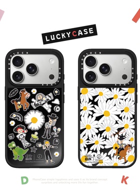 C家联名玩具总动员GD权志龙雏菊贴纸适用iphone17手机壳16promax苹果15pro镜面MagSafe磁吸14plus潮牌13/12