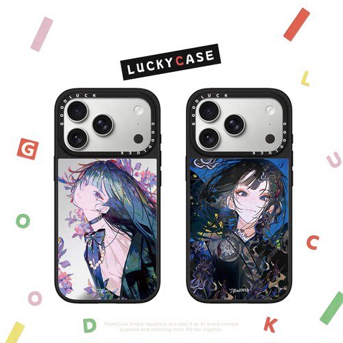 CASETIFIY联名繁花少女梦境John Kafka适用iphone17手机壳16promax苹果15pro镜面MagSafe磁吸14plus艺术13/12