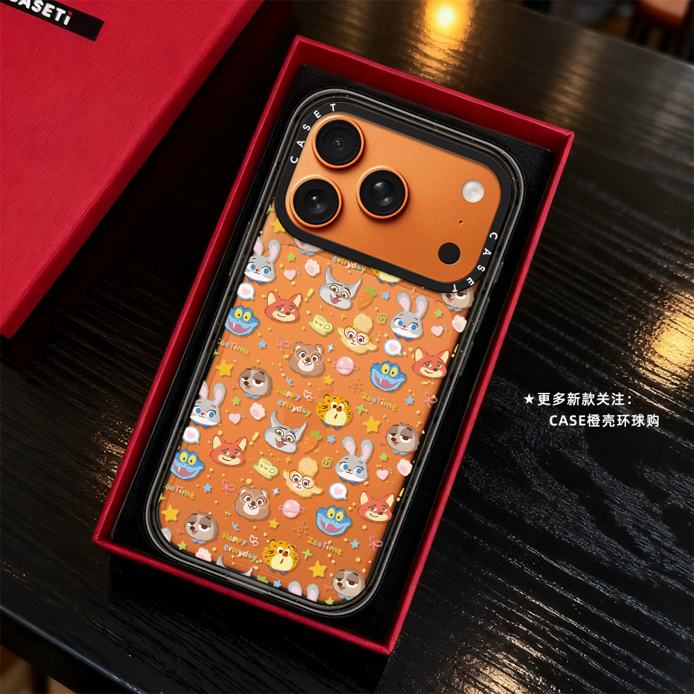 CASE疯狂动物城头像贴纸适用iphone17promax手机壳16pro苹果15磁吸MagSafe透明C家14plus可爱Air卡通13女12