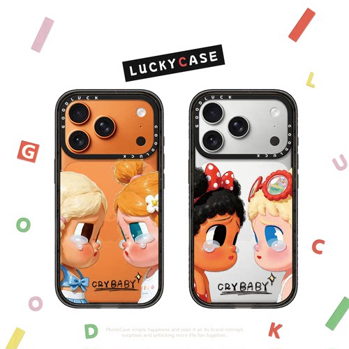 C家对视哭娃Baby适用iphone17手机壳16promax苹果15pro磁吸MagSafe透明14plus可爱13甜酷少女12卡通