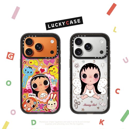 C家抱狗狗小玉yuy贴纸适用iphone17手机壳16promax苹果15pro透明MagSafe磁吸14plus保护套13日韩12卡通