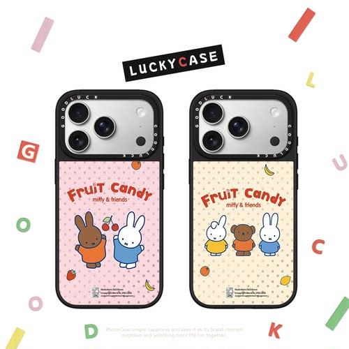 C家波点米菲兔和朋友们适用iphone17手机壳16promax苹果18pro镜面MagSafe磁吸15plus卡通14日韩ins趣味13可爱